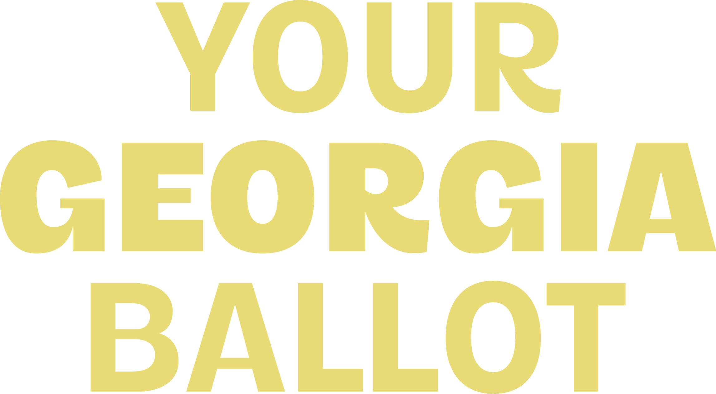 Your Georgia Ballot